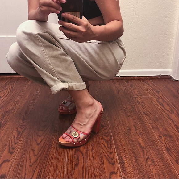 AUTHENTIC Coach 70s Platform Heels - Picture 4 of 4